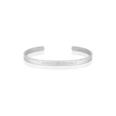 MantraBand Forever Family Silver Bangle (BOLD)